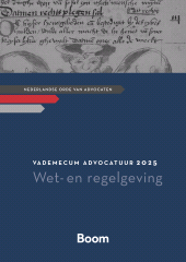E-book, Vademecum Advocatuur 2025 : Wet- en regelgeving, Koninklijke Boom uitgevers