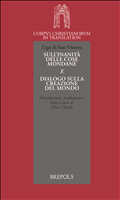 E-book, Ugo di San Vittore, Sull'inanità delle cose mondane e Dialogo sulla creazione del mondo : Introduzione, traduzione e note, Brepols Publishers