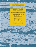 eBook, Ecclesiae Occidentalis Monumenta Iuris Antiquissima. The Latin Translations of Greek Canons and Councils from the Fourth Century : A Facsimile prepared by Dominic Moreau, with Thomas O'Loughlin, and completed by an Index of Names and Selected Words by Philip R. Amidon, Brepols Publishers
