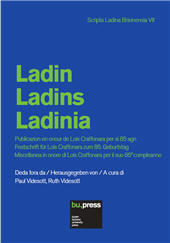 eBook, Ladin : Publicazion en onour de Lois Craffonara per si 85 agn = Ladins : Festschrift für Lois Craffonara zum 85. Geburtstag – Ladinia : miscellanea in onore di Lois Craffonara per il suo 85° compleanno, Bozen-Bolzano University Press