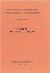 E-book, L'esotismo nel lessico italiano, Università della Tuscia, Istituto di studi romanzi