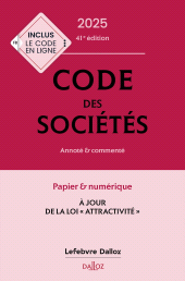 m, Code des sociétés 2025 41ed - Annoté et commenté, Éditions Dalloz