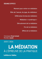 m, La médiation 2025/2026 - A l'épreuve de la pratique, Éditions Dalloz