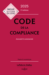 m, Code de la compliance 2025 5ed - Annoté et commenté, Éditions Dalloz