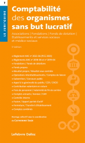 E-book, Comptabilité des organismes sans but lucratif - 5ème édition, Éditions Dalloz