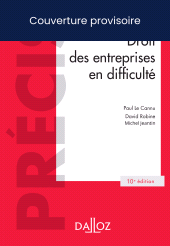 m, Droit des entreprises en difficulté 10ed, Éditions Dalloz