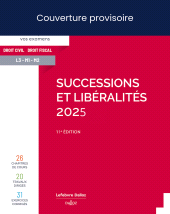 m, Successions et libéralités 2025 11ed, Éditions Dalloz