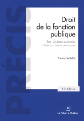eBook, Droit de la fonction publique 10ed-État, Collectivités locales, Hôpitaux, Statuts autonomes, Éditions Dalloz