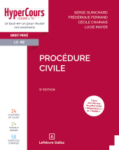 E-book, Procédure civile 9ed, Éditions Dalloz