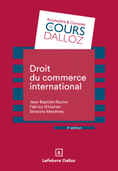 E-book, Droit du commerce international 4ed, Éditions Dalloz
