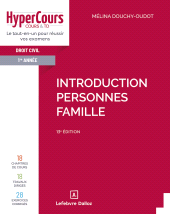 eBook, Introduction Personnes Famille 13ed, Éditions Dalloz
