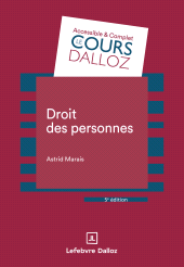 eBook, Droit des personnes 5ed, Éditions Dalloz
