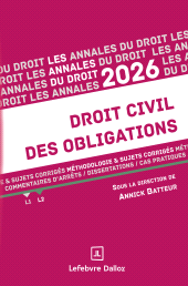 eBook, Droit civil des obligations 2026, Éditions Dalloz