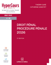 eBook, Droit pénal. Procédure pénale 2026 17ed, Éditions Dalloz