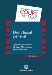 E-book, Droit fiscal général 15ed, Éditions Dalloz