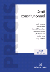 E-book, Droit constitutionnel 2026 28ed, Éditions Dalloz