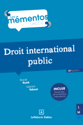 E-book, Droit international public 28ed, Éditions Dalloz