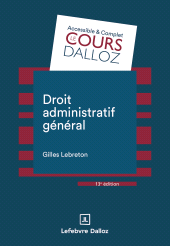 E-book, Droit administratif général 13ed, Éditions Dalloz