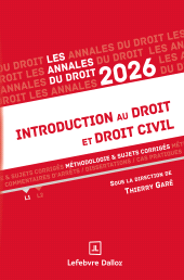 E-book, Introduction au droit et droit civil 2026, Éditions Dalloz