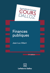 E-book, Finances publiques 13ed, Éditions Dalloz