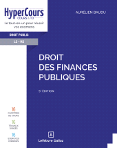 E-book, Droit des finances publiques 5ed, Éditions Dalloz