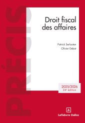 eBook, Droit fiscal des affaires-2025-2026-24ème edition, Éditions Dalloz
