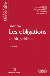 eBook, Droit civil-Les obligations 16ed-Le fait juridique, Éditions Dalloz