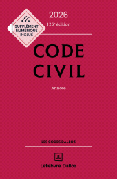 E-book, Code civil 2026 125ed-Annoté, Éditions Dalloz