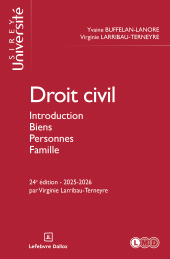 E-book, Droit civil 2025-2026 24ed-Introduction Biens Personnes Famille, Éditions Dalloz