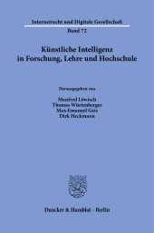 E-book, Künstliche Intelligenz in Forschung, Lehre und Hochschule, Duncker & Humblot