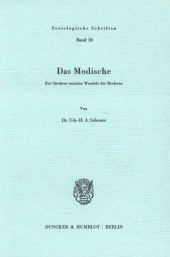 E-book, Das Modische : Zur Struktur sozialen Wandels der Moderne, Duncker & Humblot