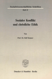 E-book, Sozialer Konflikt und christliche Ethik, Duncker & Humblot