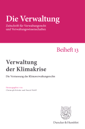 E-book, Verwaltung der Klimakrise : Die Vermessung des Klimaverwaltungsrecht, Duncker & Humblot