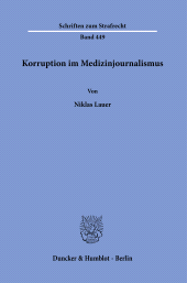 E-book, Korruption im Medizinjournalismus, Duncker & Humblot