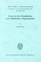 E-book, Krisen in den Europäischen und Atlantischen Organisationen, Duncker & Humblot