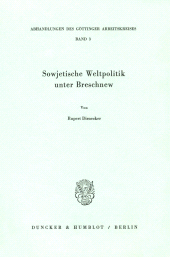 E-book, Sowjetische Weltpolitik unter Breschnew, Duncker & Humblot