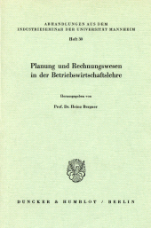 E-book, Planung und Rechnungswesen in der Betriebswirtschaftslehre : Festgabe für Gert v. Kortzfleisch zum 60. Geburtstag, Duncker & Humblot
