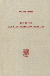 E-book, Die These der Staatsschuldneutralität : Kritische Erörterung unter besonderer Berücksichtigung von Kreditmarktimperfektionen, Duncker & Humblot