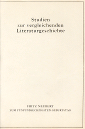 E-book, Studien zur vergleichenden Literaturgeschichte im besonderen zum Verhältnis Deutschland-Frankreich : Festgabe zum 2. Juli 1951 dem 65. Geburtstage des Verfassers, Duncker & Humblot