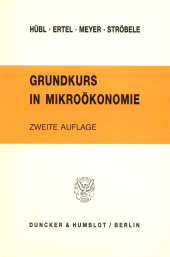 E-book, Grundkurs in Mikroökonomie, Duncker & Humblot