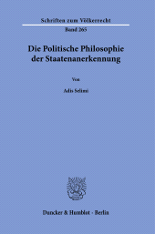 E-book, Die Politische Philosophie der Staatenanerkennung, Duncker & Humblot