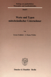 E-book, Werte und Typen mittelständischer Unternehmer, Duncker & Humblot