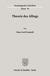 E-book, Theorie des Alltags, Duncker & Humblot