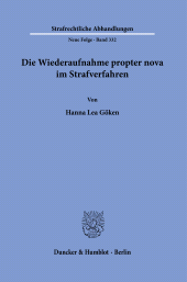 E-book, Die Wiederaufnahme propter nova im Strafverfahren, Duncker & Humblot