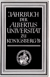 eBook, Jahrbuch der Albertus-Universität zu Königsberg-Pr : Band XXI (1971), Duncker & Humblot
