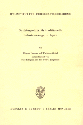 E-book, Strukturpolitik für traditionelle Industriezweige in Japan, Duncker & Humblot