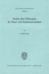 E-book, Studien über Philosophie der Natur- und Sozialwissenschaften., Duncker & Humblot