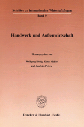 E-book, Handwerk und Außenwirtschaft., Duncker & Humblot
