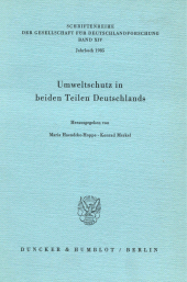 E-book, Umweltschutz in beiden Teilen Deutschlands. : (Jahrbuch 1985)., Duncker & Humblot