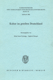 E-book, Kultur im geteilten Deutschland. : (Jahrbuch 1983)., Duncker & Humblot